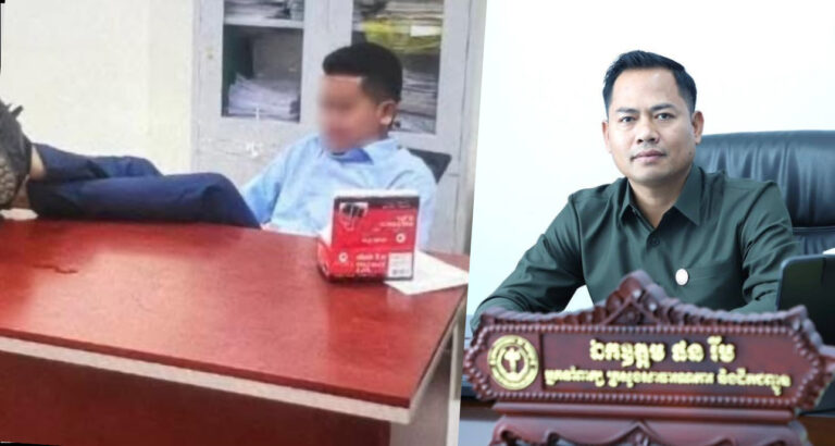 Update: អ្នកនាំពាក្យក្រសួងសាធារណការ និងដឹកជញ្ជូន៖ ចាត់ទុក្ខថាសកម្មភាពនេះ ជាសកម្មភាពមិនសមរម្យ, បានហៅគាត់មកសួរនាំ ហើយគាត់ក៍បានទទួលស្គាល់អំពីអិរីយ៉ាបទមិនសមរម្យនេះ !