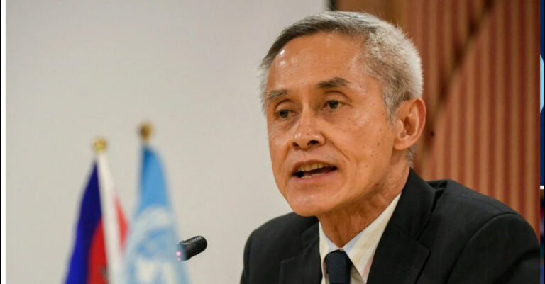 លោក វីទីត ម៉ុនតាប៊ន អ្នករាយការណ៍ពិសេសស្តីពីសិទ្ធិមនុស្សនៅកម្ពុជាបានលាលែងពីមុខតំណែងហើយ