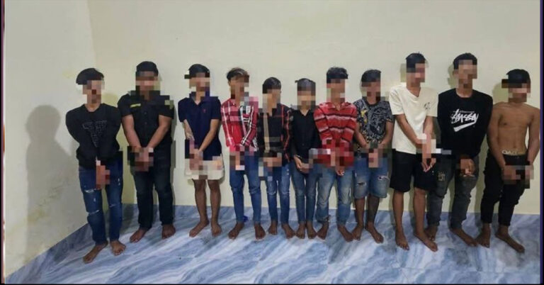 សមត្ថកិច្ចបញ្ជូនជនសង្ស័យ១៣នាក់ មកតុលាការខេត្តក្នុងករណីហិង្សា បង្កការអុកឡុកនិងបង្កការរំខាននៅស្រុកចន្ទ្រានិងក្រុងបាវិត