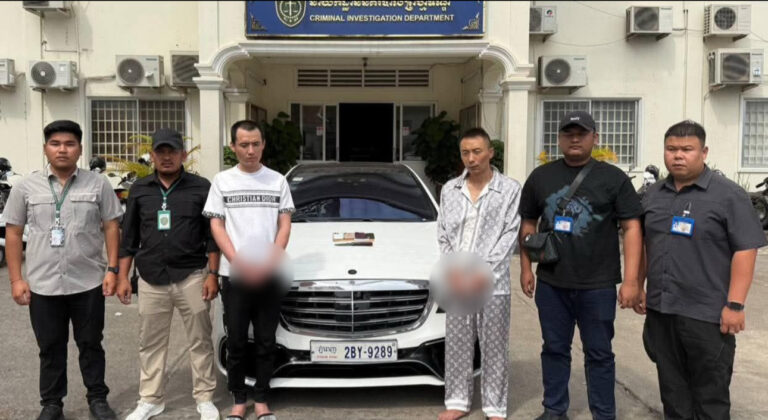 កម្លាំងនាយកដ្ឋាននគរបាលព្រហ្មទណ្ឌ បង្ក្រាបបង្ខាំងមនុស្សដោយខុសច្បាប់ និងជំរិតទារប្រាក់ឃាត់ខ្លួនជនសង្ស័យពីរនាក់