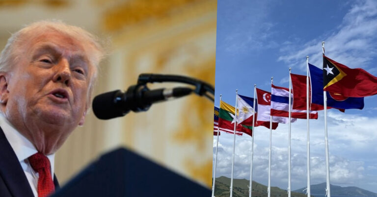 តើប្រទេសសមាជិកអាស៊ានណាខ្លះ ទទួលបានការអញ្ជើញឱ្យចូលរួមនៅក្នុងក្រុមប្រឹក្សាសន្តិភាពរបស់ប្រធានាធិបតីអាម៉េរិក?