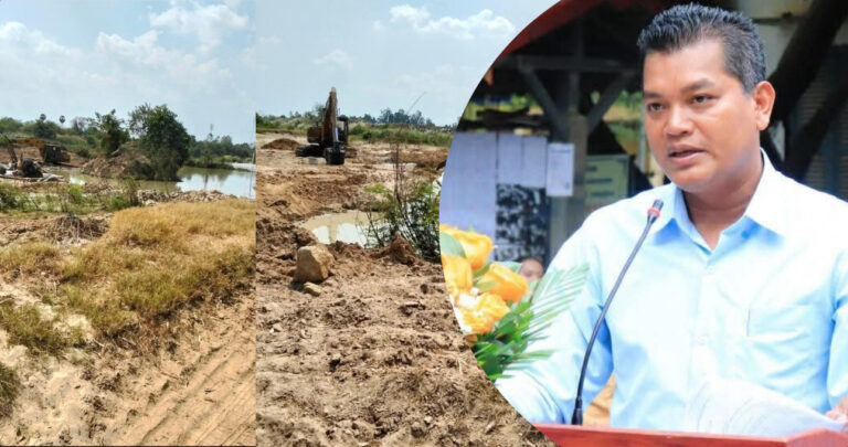 អាជីវកម្មបូមខ្សាច់នៅឃុំលំហាចដំណើរការឡើងវិញ, អភិបាលស្រុកអង្គស្នួលថានឹងឲ្យជំនាញចុះមើល