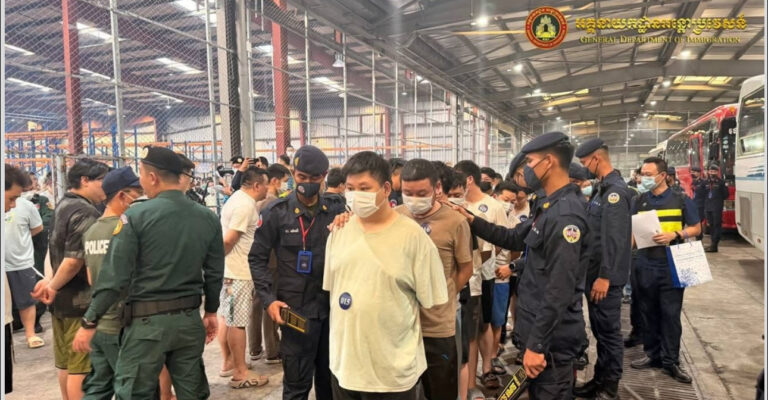 ជនជាតិចិន ៤៩៤នាក់ ត្រូវបានបណ្ដេញចេញពីកម្ពុជា ពាក់ព័ន្ធករណីឆបោកតាមប្រព័ន្ធអនឡាញ (Online Scams)