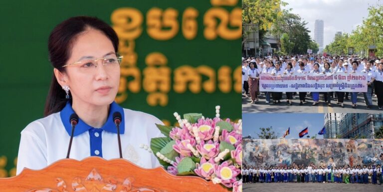 លោកជំទាវបណ្ឌិត ពេជ ចន្ទមុន្នី ហ៊ុនម៉ាណែត អញ្ជើញជាអធិបតីភាពក្នុងព្រឹត្តិការណ៍ «ដើរដើម្បីសន្តិភាពយូរអង្វែង សម្រាប់យើងទាំងអស់គ្នា» ក្នុងយុទ្ធនាការអបអរសាទរខួបលើកទី១១៥ ទិវាអន្តរជាតិនារី