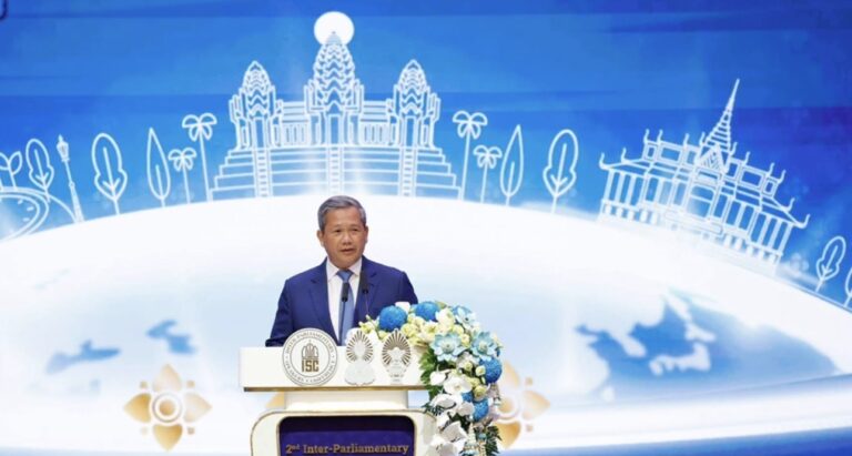 សម្ដេចធិបតី ហ៊ុន ម៉ាណែត ប្រាប់មេដឹកនាំសភាប្រទេសនានា ថា កងទ័ពថៃ បន្តកាន់កាប់ទីតាំងជាច្រើន ចូលមកក្នុងទឹកដីកម្ពុជា